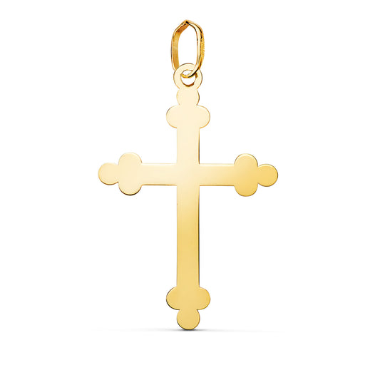 18K Yellow Gold Cross Pendant