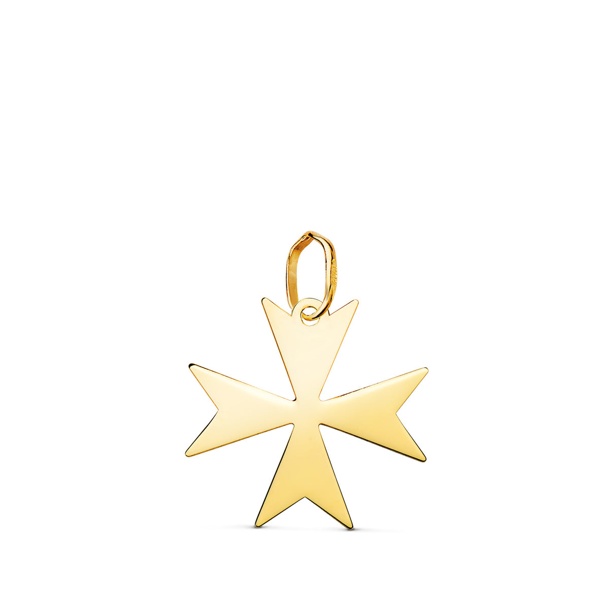 18K Yellow Gold Cross Pendant