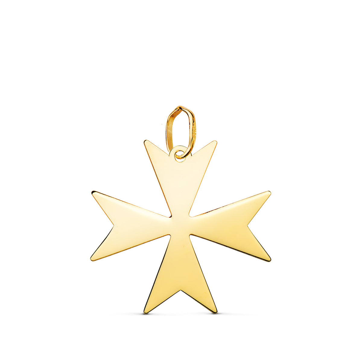 18K Yellow Gold Cross Pendant