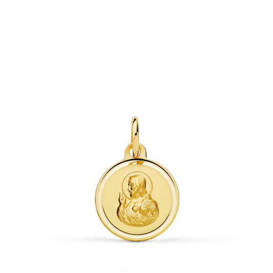 18K Yellow Gold Heart Pendant