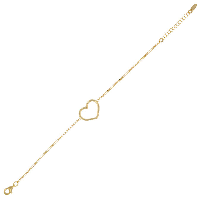 Amour Medium Heart Trace Bracelet