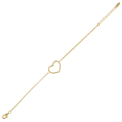 Amour Medium Heart Trace Bracelet