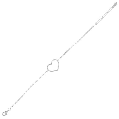 Amour Medium Heart Trace Bracelet