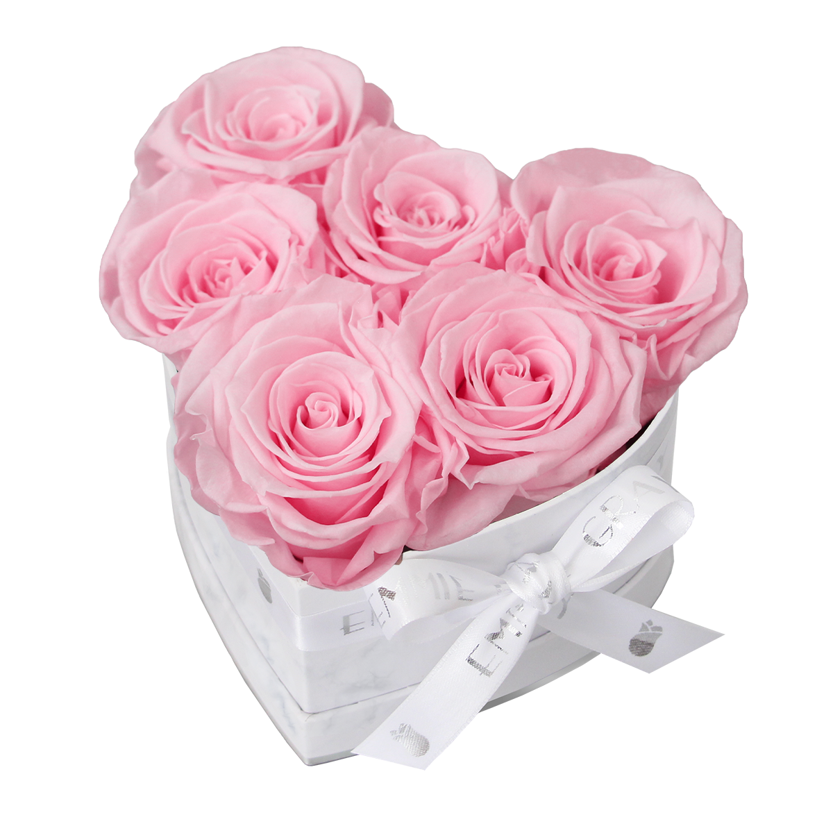 Klassische Infinity-Herz-Rosenbox – S