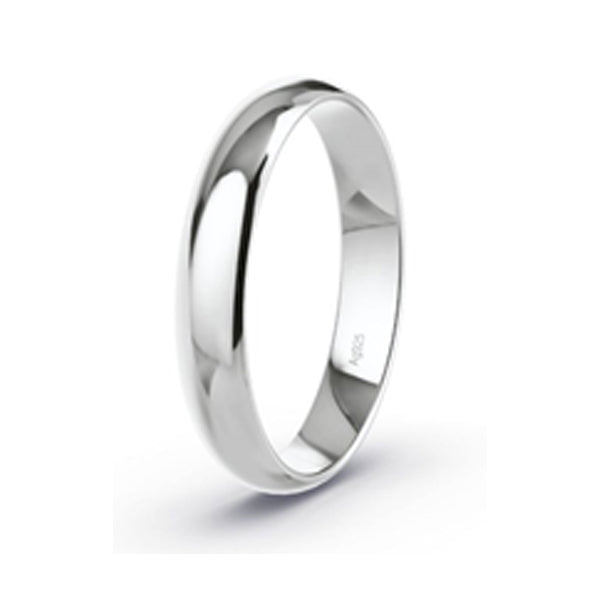 Anillo de plata radiante