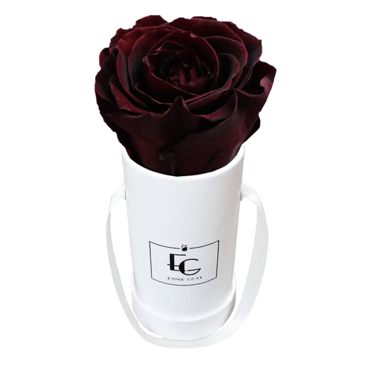 Classic Infinity Round Rosebox XSS – Preserved Roses Up to 3 Years – Rose Box by Flor de Oro | Customizable Luxury Jewelry