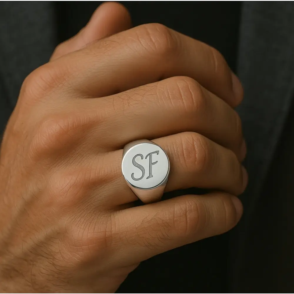 El Sol Ring – Ring Sterling Silver Silver 63 by Flor de Oro | Customizable Luxury Jewelry