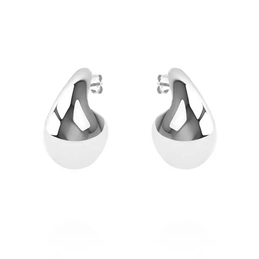 Glossy Teardrop Earrings – Earrings by Flor de Oro | Customizable Luxury Jewelry