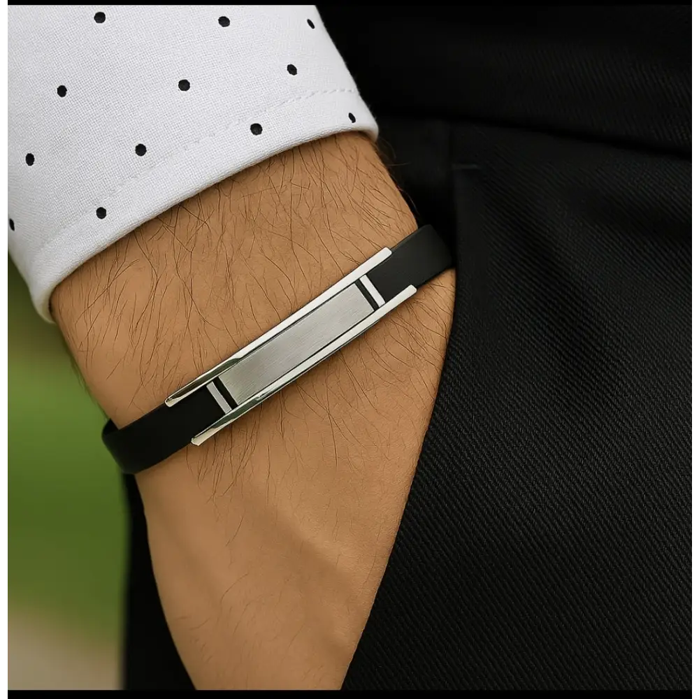 Modern Essence Bracelet – Bracelet Silver Sterling Silver by Flor de Oro | Customizable Luxury Jewelry