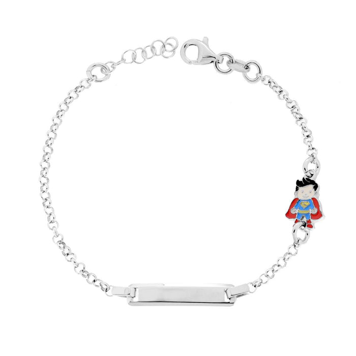 Superman Baby Bracelet – 925 Sterling Silver