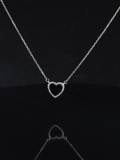 Black Heart Necklace