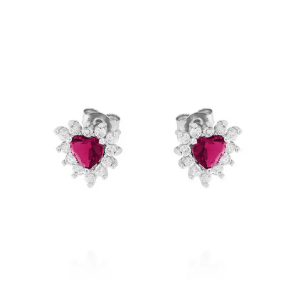 Royal Heart Earrings – Earrings by Flor de Oro | Customizable Luxury Jewelry