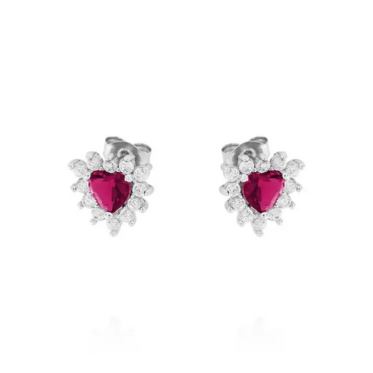 Royal Heart Earrings – Earrings by Flor de Oro | Customizable Luxury Jewelry