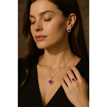 Royal Heart Necklace – Necklace by Flor de Oro | Customizable Luxury Jewelry