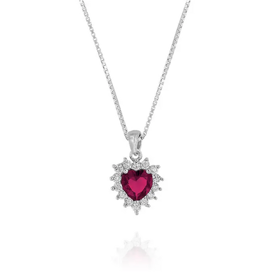 Royal Heart Necklace – Necklace by Flor de Oro | Customizable Luxury Jewelry