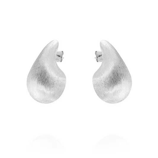 Satin Teardrop Earrings – Earrings by Flor de Oro | Customizable Luxury Jewelry