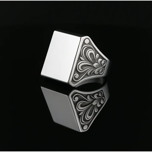 The Imperium Ring – Ring Sterling Silver Silver 63 by Flor de Oro | Customizable Luxury Jewelry